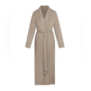 Skims PJ Sleep Long Robe in “Desert”